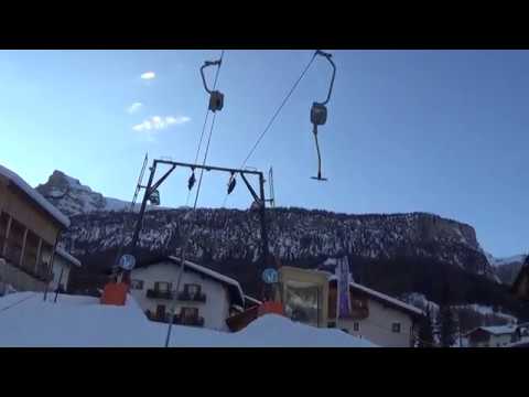 Risalita integrale skilift Leitner "Col d'Altin" - La Villa (BZ) / téléski / 滑雪缆车 / スキーリフト