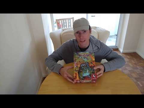Tricky Druids - how to setup play and review *Amass Games * Pegasus Spiele push your luck board game