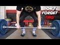 This Important Deadlift Tip EVERYONE Forgets