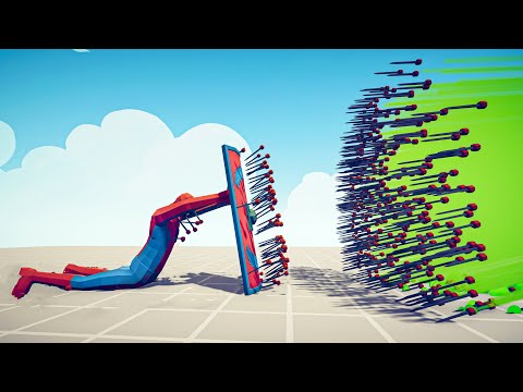 SPIDERMAN SHIELD BEARER vs EVERY GOD - Totally Accurate Battle SImulator TABS