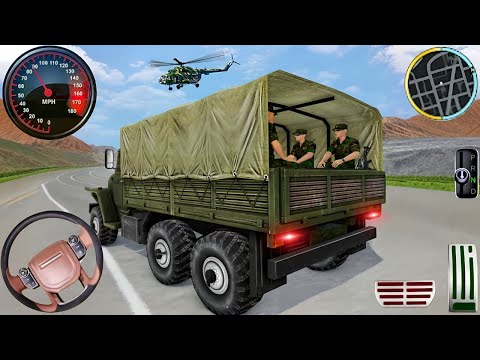 Army Truck Driving Cargo Games - US Offroad Army Truck Driving 3D 2025 - Andriod Gameplay