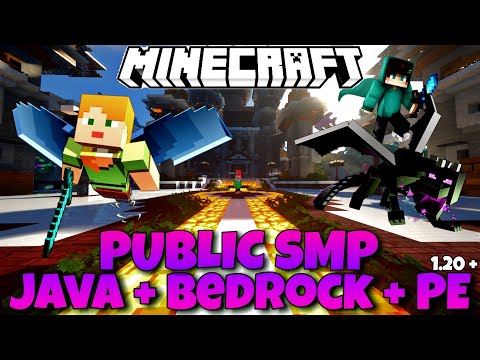 Minecraft SMP LIVE || PUBLIC SMP 24/7 JAVA + BEDROCK | FREE TO JOIN #live #smp