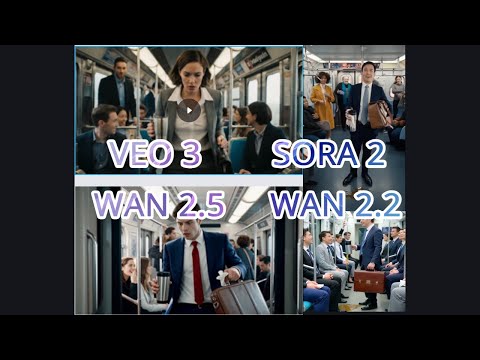 SORA 2 vs. VEO 3 vs. WAN 2.5 vs. WAN 2.2: Ultimativer Vergleich von KI-Videogeneratoren