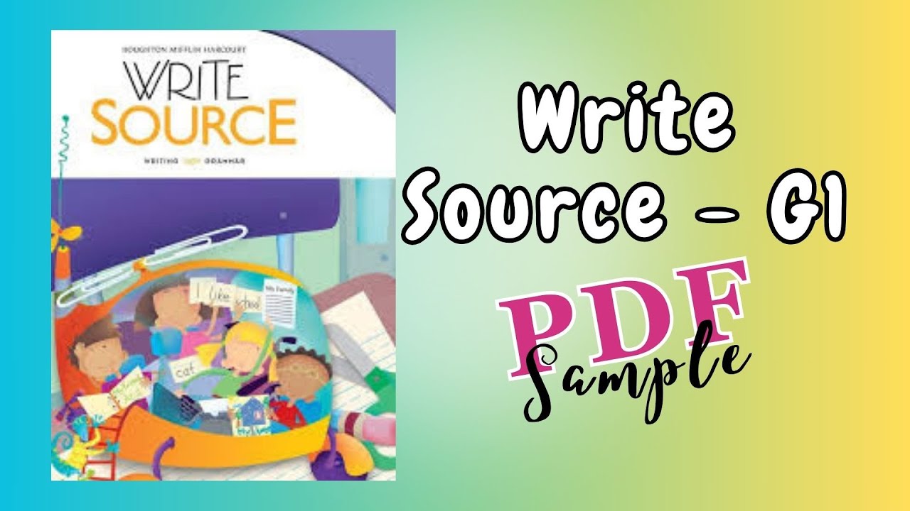 WRITE SOURCE G1 PDF | ESL Teacher Chloe Vee