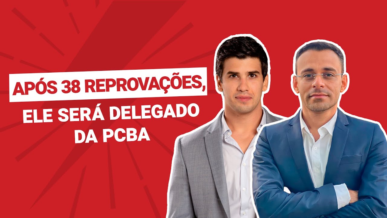 Após 38 reprovações em concursos, ele passou para Delegado da PCBA aos 38 anos | Ranildo Júnior