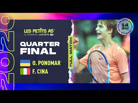 Les Petits As 2020 | Boys Quarterfinal | Oleksandr Ponomar vs. Federico Cina