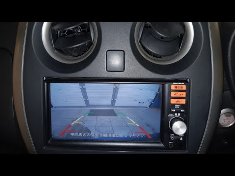 NISSAN NOTE 2014г. авто-магнитолла MM114D-W подключение камеры заднего хода