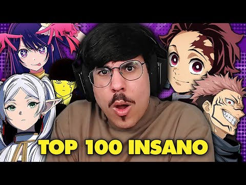 Reagindo ao TOP 100 aberturas de anime mais populares de todos os tempos (ft. @Lhamatorrinco)