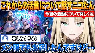 これからの活動について詳しく説明するニコたん【虎金妃笑虎/ホロライブ切り抜き】