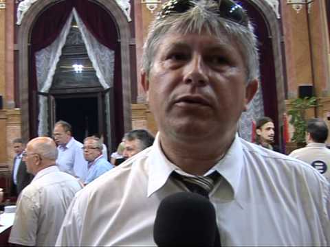 Az NB I-be feljutott Egri FC köszöntése