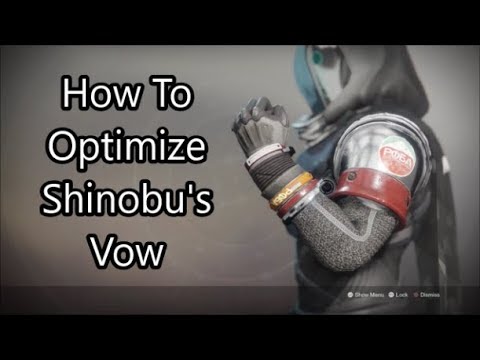 Destiny 2 - How To Optimize Shinobu's Vow - Same As D1