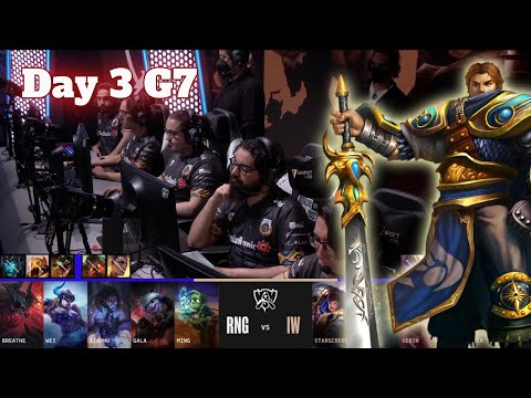 RNG vs IW | Day 3 LoL Worlds 2022 Play-Ins | Royal Never Give Up vs Istanbul Wildcats