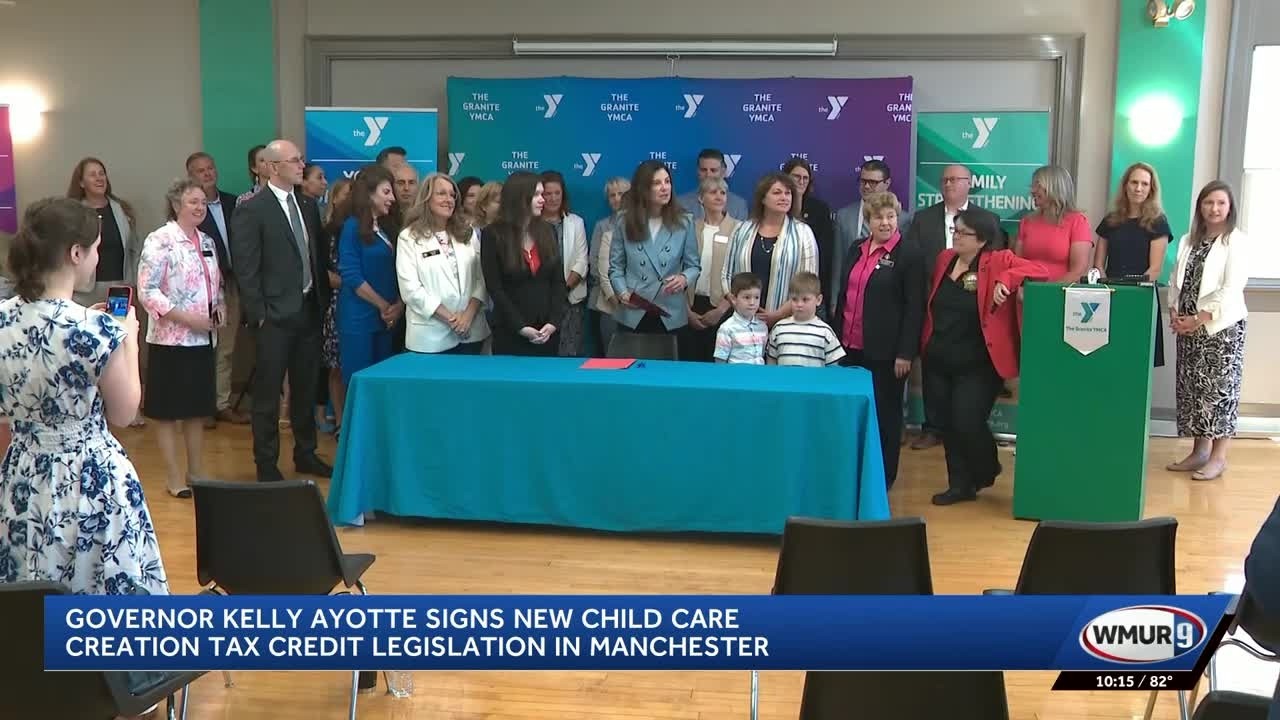 Video: Ayotte signs HB 1433 creating NH Child Day Care Creation Tax Credit