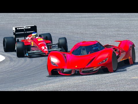 2025 Ferrari Piero T2 LM Stradale LMP1 vs Ferrari F1 1986