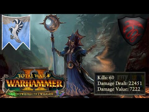 How Powerful Is TEMPEST? High Elves Vs Vampire Counts. Total War Warhammer 2, Multiplayer