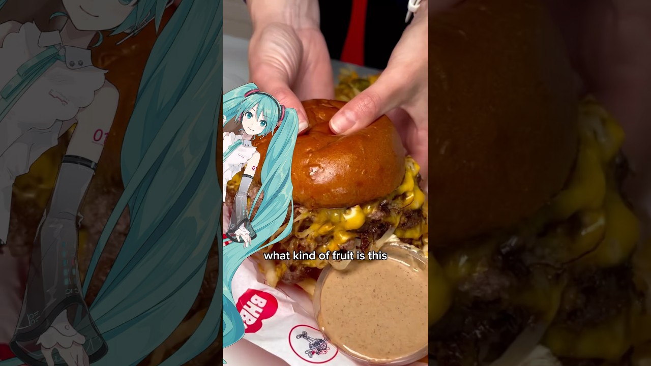 That’s a burger, Miku!