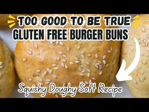 Easiest Doughy Soft GLUTEN FREE HAMBURGER BUNS 𑗅 Too Good To Be True𑗅