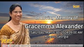In Loving Memory of Gracemma Alexander