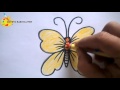 Vẽ con Bướm/How to Draw Butterfly