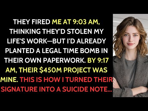 I Got Fired At 9:03 AM—By 9:17 AM, Their $450M Prototype Was Already Patented—In My Own Name