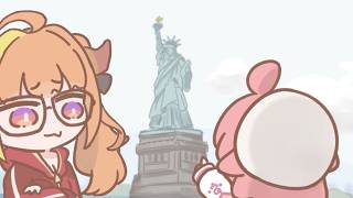 【手描き】英会話でココ会長の脳をバグらせるみこち【さくらみこ/桐生ココ/ホロライブ切り抜き】