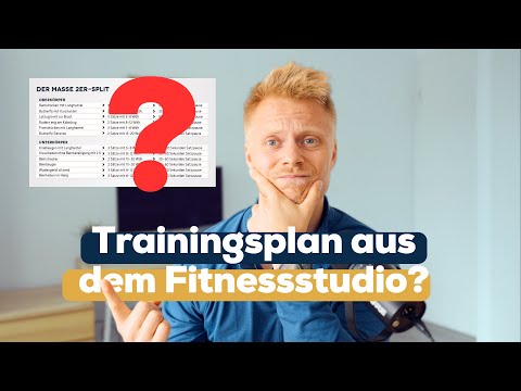 Sind McFit Trainingspläne kompletter Schrott?
