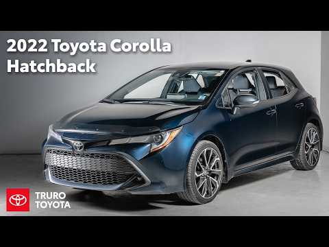 2022 Toyota Corolla Hatchback CVT in Black for sale at Truro Toyota in Truro, NS