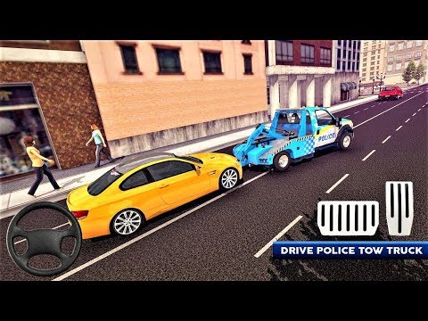 Police Tow Truck Driving Car Transporter / Android Gameplay - HD