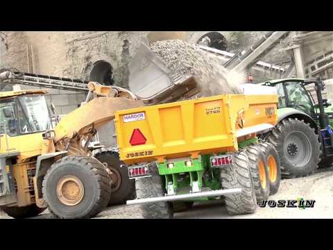 Trans-KTP 27/65 TRM tipping trailer in a quarry