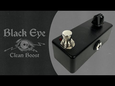 Black Eye Clean Boost Pedal