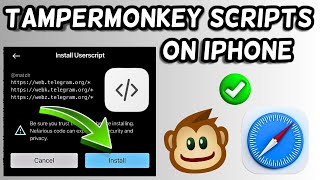 How to install and use Tampermonkey on iPhone