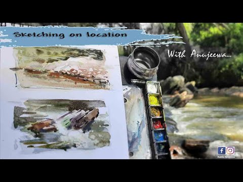 Sketching On Location with Anujeewa