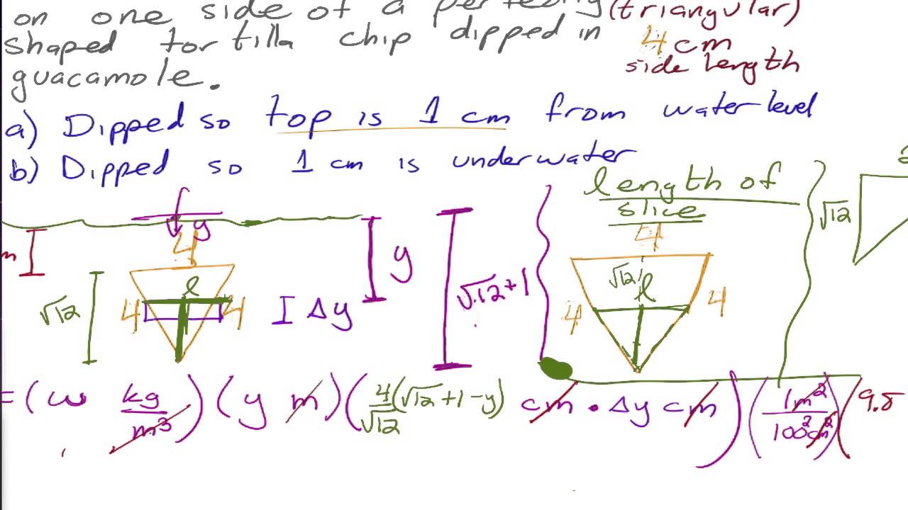 Hydrostatic Pressure and Force Lecture 2