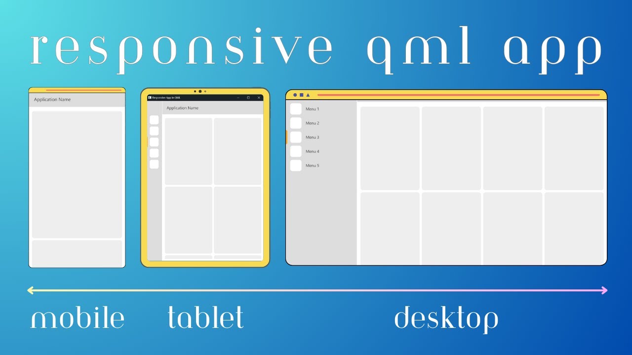 RESPONSIVE LAYOUT IN QML || QT QUICK || QML || LAYOUTITEMPROXY || Qt6