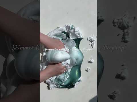 Shimmer Gel + Foam Slime ✨ What Happens When They Meet?