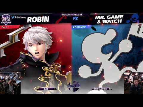 Deci (Robin) vs. Snickeldorf (Game & Watch)  - Orbitar 69 - Winners Quarters
