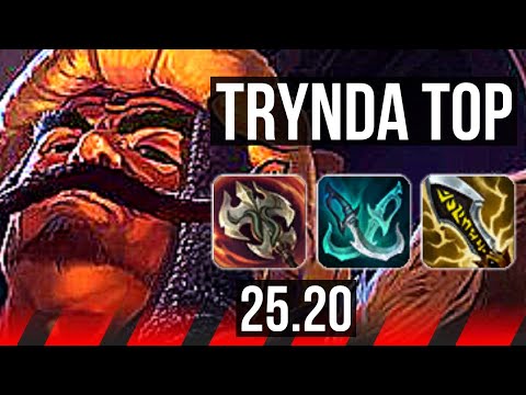 TRYNDAMERE vs YONE (TOP) | 7 solo kills, 10/3/7 | KR Master | 25.20