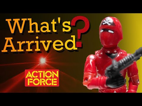 Unboxing of vintage Action Force Laser Exterminator and Red Laser from Palitoy - Mail Drop #5