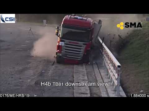 Andromeda H4b Bridge Rail - Crash Test Videos