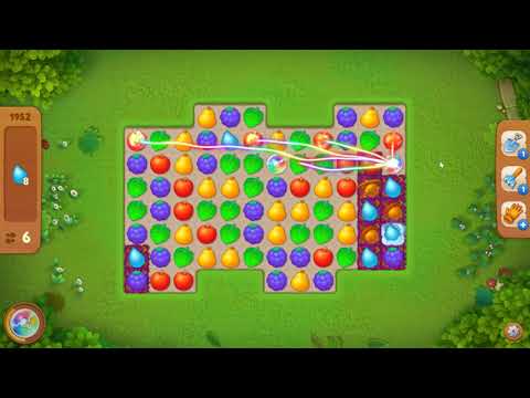 1952 Gardenscapes Hard Level  Прохождение Игры
