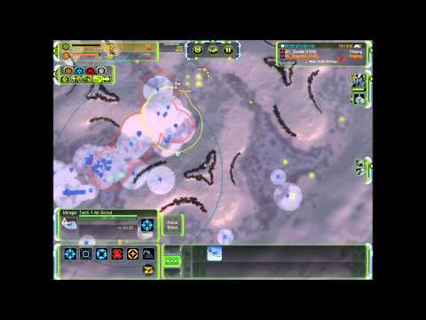 Supreme Commander. Forged Alliance Aeon Gameplay #4 - Arctic Refuge