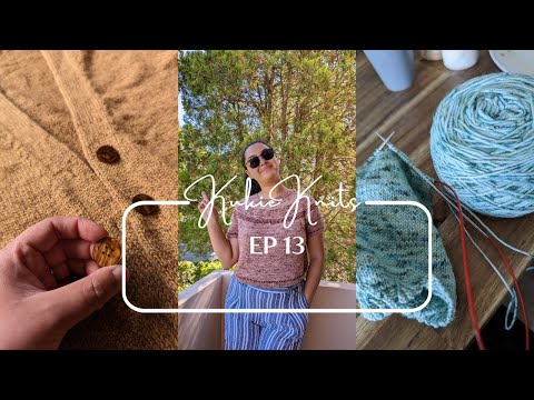 KukieKnits Podcast Ep 13 - I'm Back! / Calm Down Cardigan Test, Seaborn Socks etc