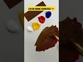 How to mix colours 😯 | Colour mixing trick 😍 | Chocolate brown colour | #viral #shorts #short #art