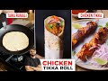 THE BEST Chicken Tikka Roll Rumali Roti On Tawa Chicken Tikka Rumali Roll Chef Sanjyot Keer