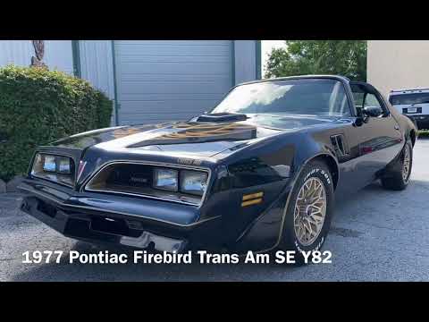 ***SOLD*** 1977 Pontiac Firebird Trans Am Y82 Special Edition signed by Burt Reynolds THE BANDIT