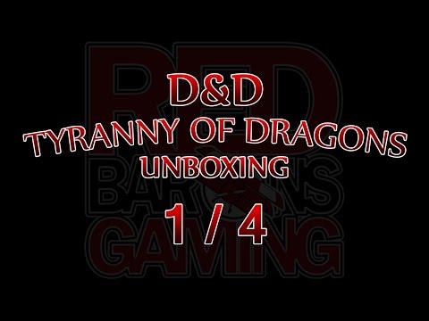 D&D 5e Next: Tyranny of Dragons Miniatures CASE UNBOXING! (1/4)
