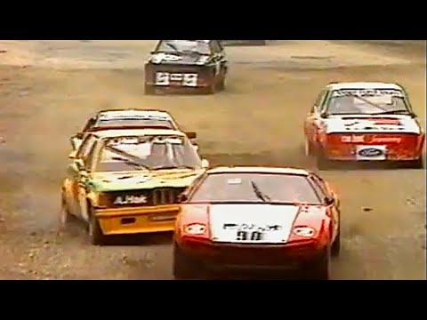 Rallycross Holland Dutchman John Sieben De Tomaso Pantera Piet Dam BMW 320i Eurocircuit Valkenswaard