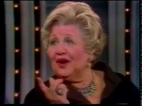 Mae Questel--Voice of Betty  Boop and Olive Oyl, 1978 TV