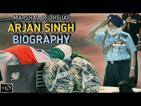 Air Force Marshal Arjan Singh Biography | First & Only Five-Star Officer In Indian Air Force (Hindi) Video