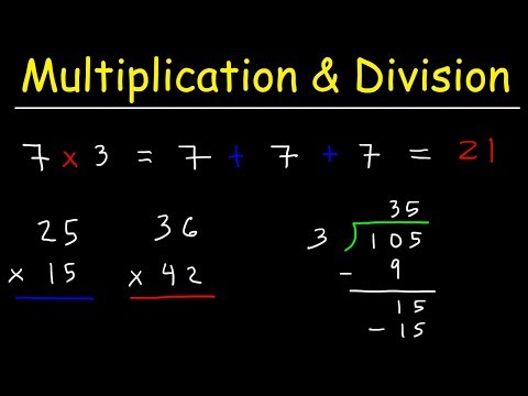 Mathematics Basic Multiplication Long Division